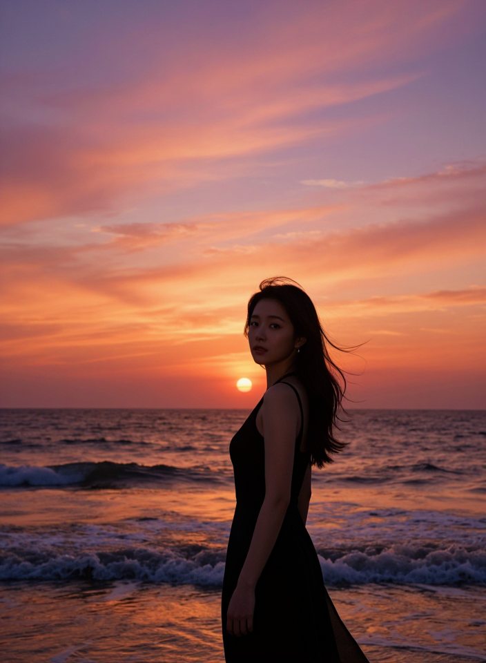 노을빛 바다의 끝