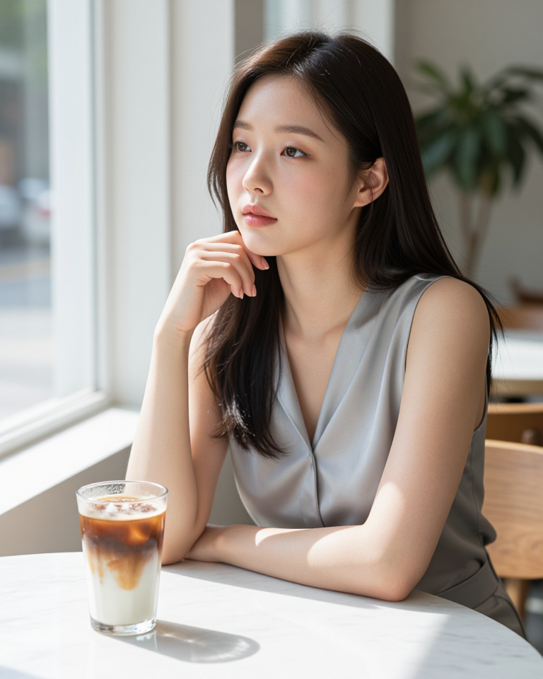 오후의 카페 여유