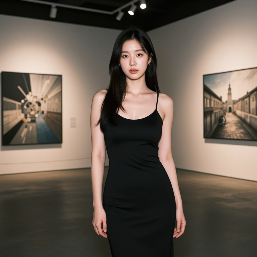 시크한 갤러리룩