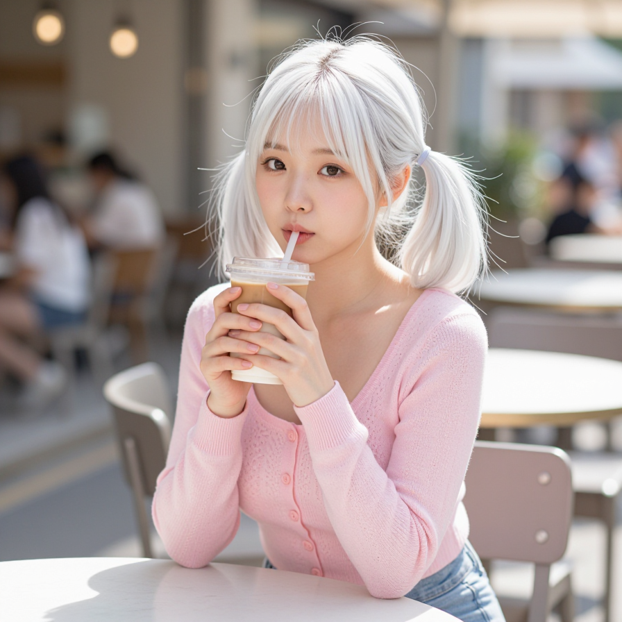 카페 데이트룩