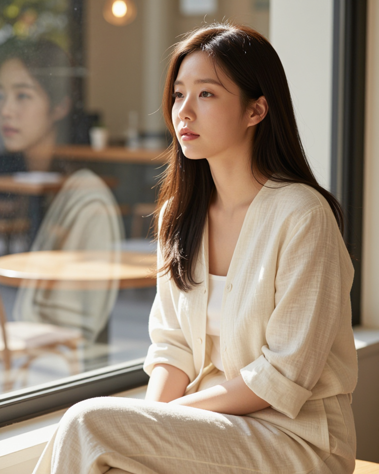 햇살 가득한 오후의 테라스