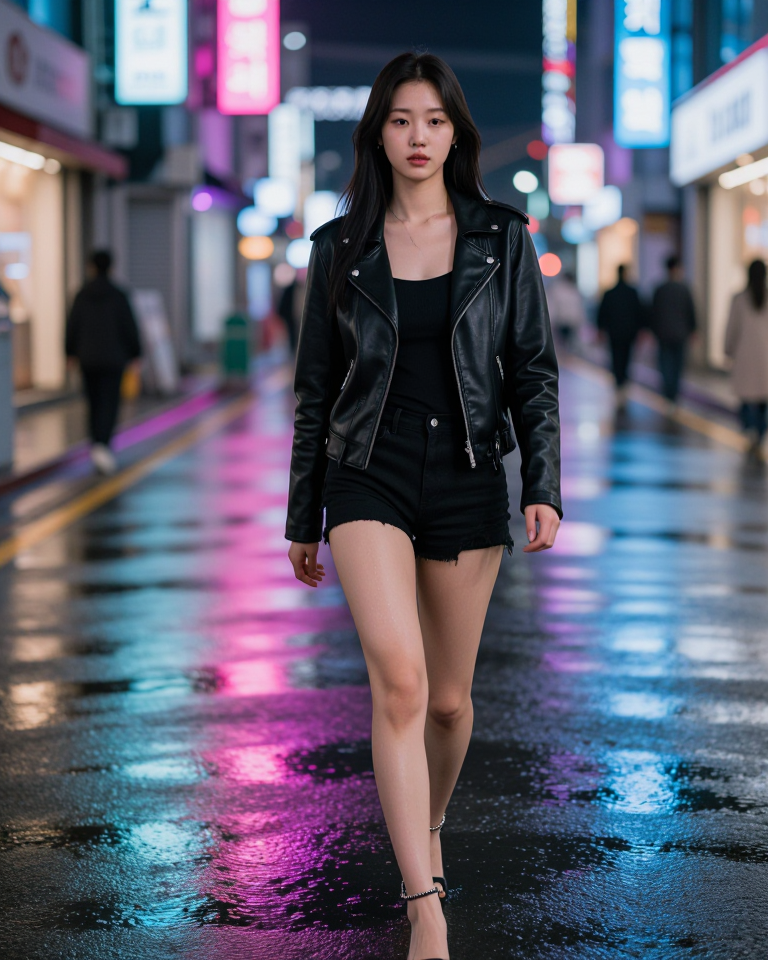 네온 서울의 밤